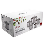 Danny Home Stainless Steel Cookware 9 Pcs Set
