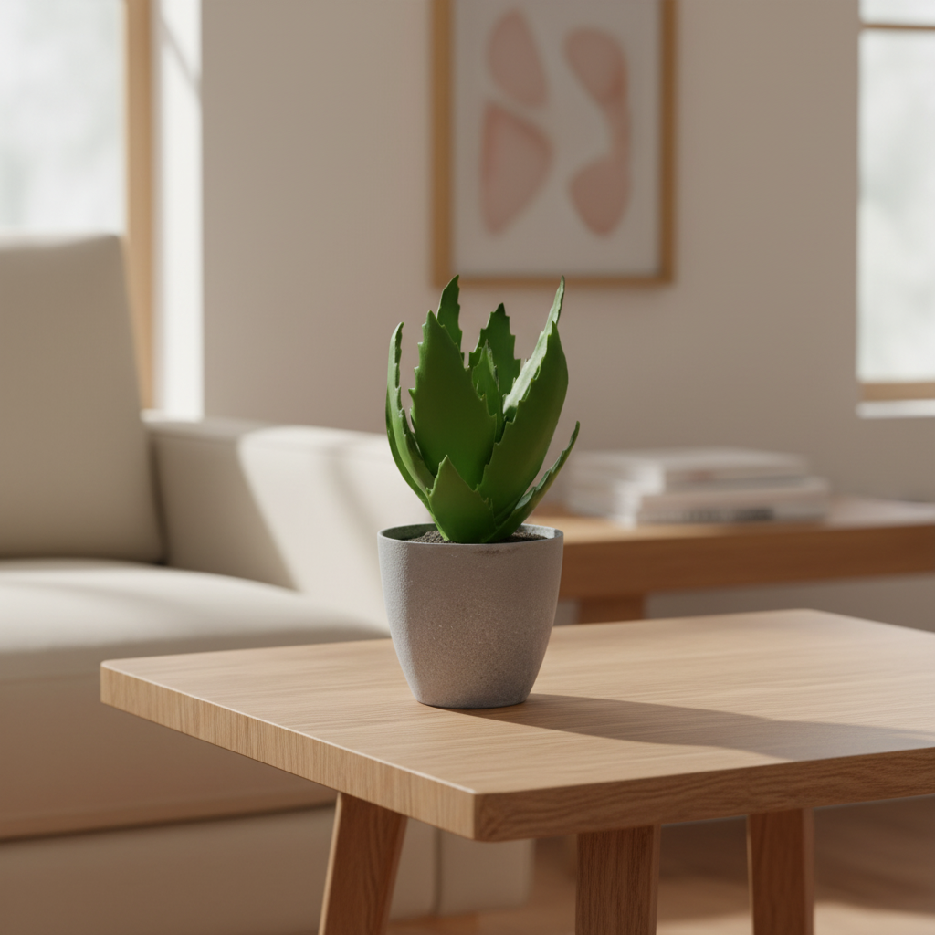 Artificial Decorative Pot Plant Aloe Vera