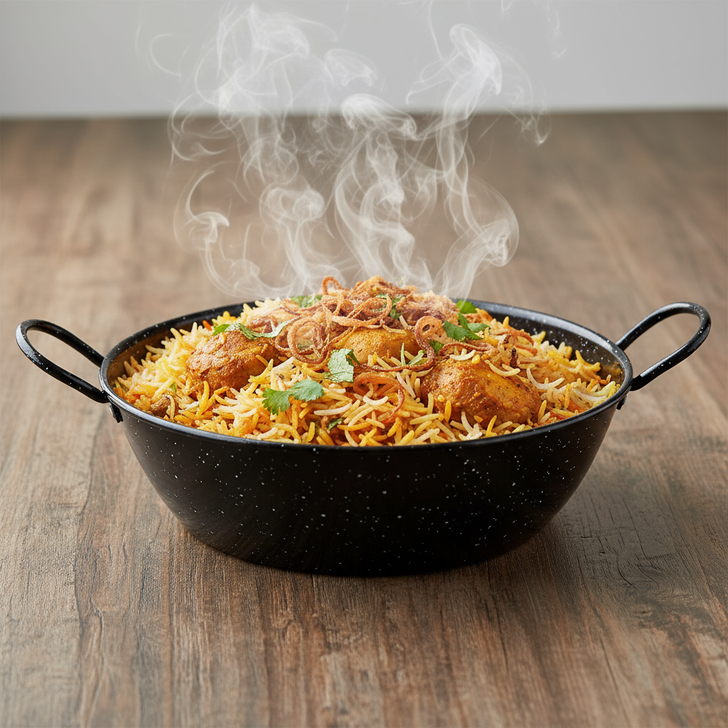 Deep Enameled Cooking & Serving Pot 40cm