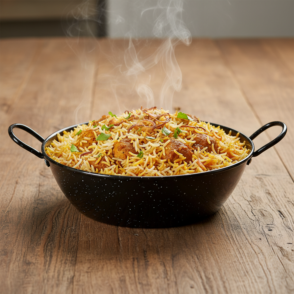 Deep Enameled Cooking & Serving Pot 45cm