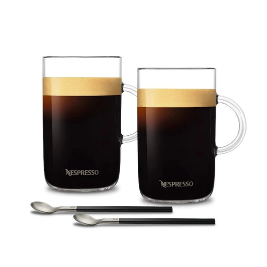 Nespresso Vertuo Alto Coffee Mug 2Pc Set With Spoons