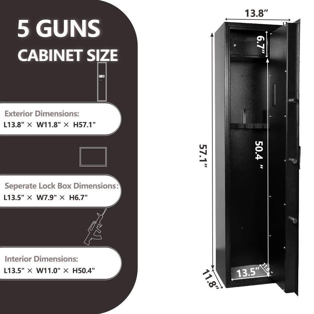 Digital Tall Gun Safe