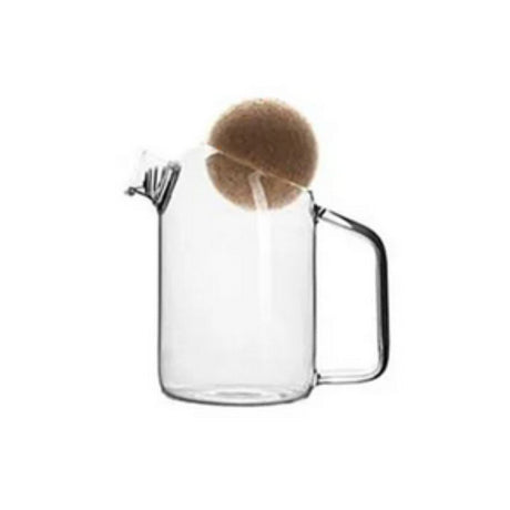 Creative Glass Water Pot with Wooden Ball 450ml