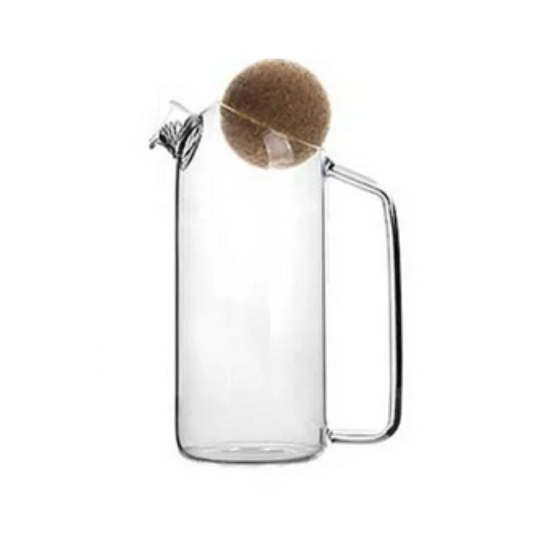 Creative Glass Water Pot with Wooden Ball 750ml