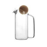 Creative Glass Water Pot with Wooden Ball 750ml