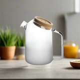 Borosilicate Glass Carafe with Handle for Milk 450ml