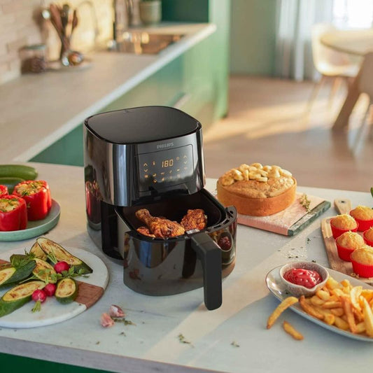 Hot air fryer top