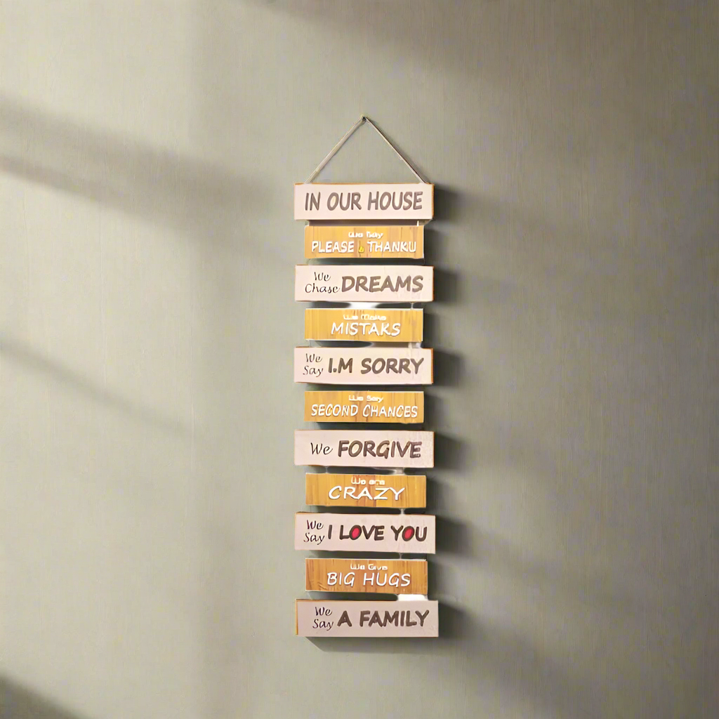 Hanging Wall Wooden Frame