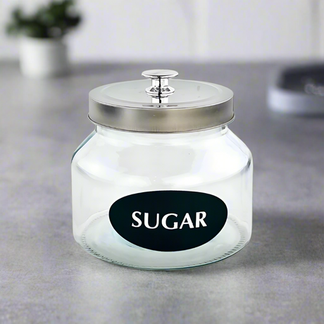 Kleeyo Sugar Glass Storage Jars 1.5L