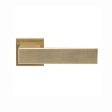 Lever Handle on Rose With Escutheons