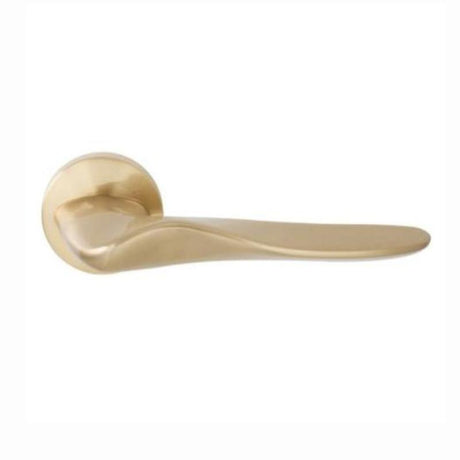 Lever Handle on Rose With Escutheons