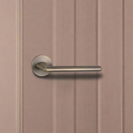 Lever Handle on Rose With Escutheons