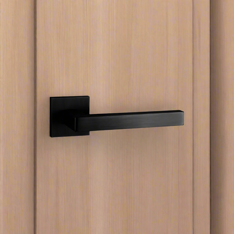 EuroArt Lever Handle on Rose With Escutheons