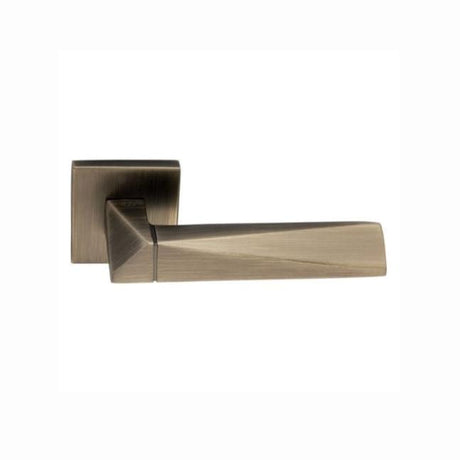 Lever Handle on Rose With Escutheons