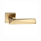 EuroArt Lever Handle on Rose With Escutheons