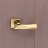 EuroArt Lever Handle on Rose With Escutheons