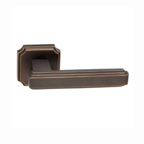 EuroArt Brass Lever on Rose With Escutcheons
