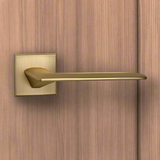 EuroArt Lever Handle on Rose With Escutheons