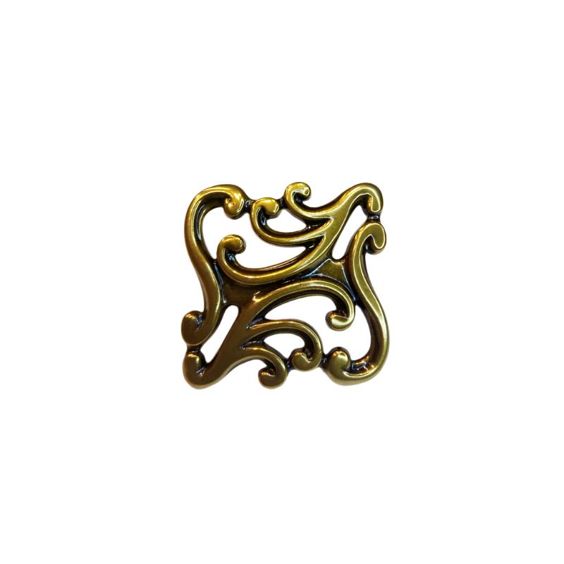 Drawer Knob Antique Brass 32mm
