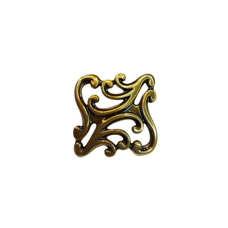Drawer Knob Antique Brass 32mm