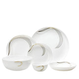 Golden Opal Diwali Shamal Gold Dinner Sets (Set of 26pcs)