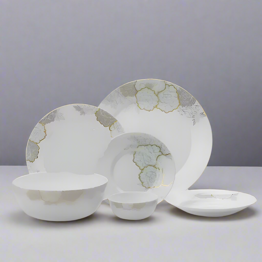 Golden Opal Mikasa Bone Golsa Dinner Sets (Set of 26pcs)