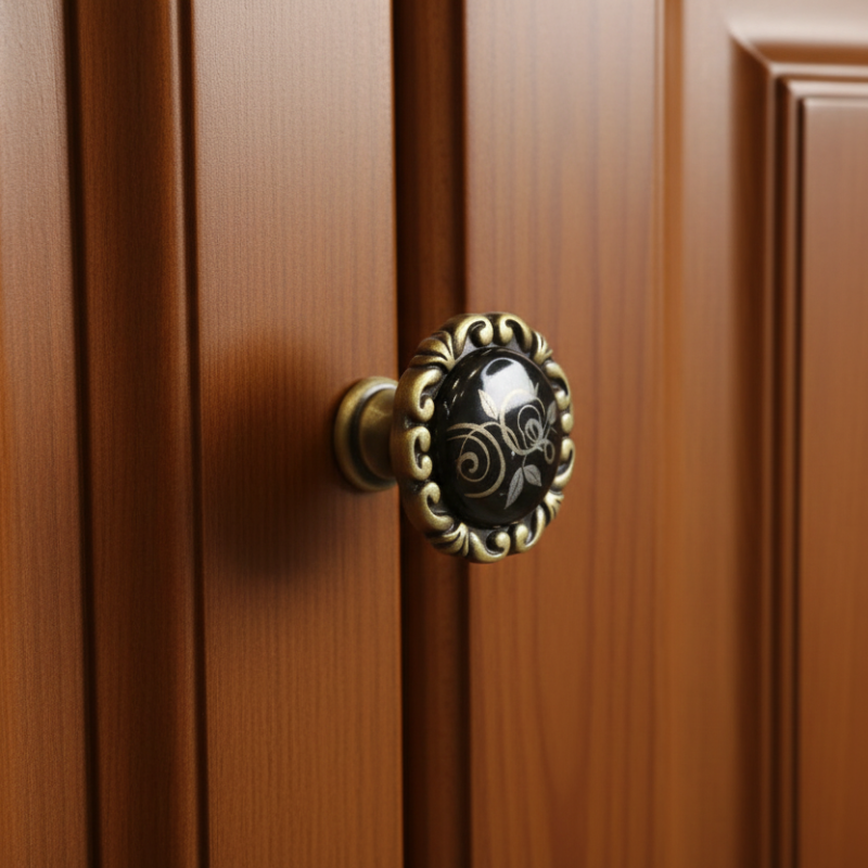 Drawer Knob Antique Brass