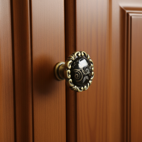 Drawer Knob Antique Brass