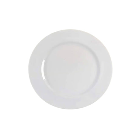 Dinner Ceramic Serving Plate 8" White
