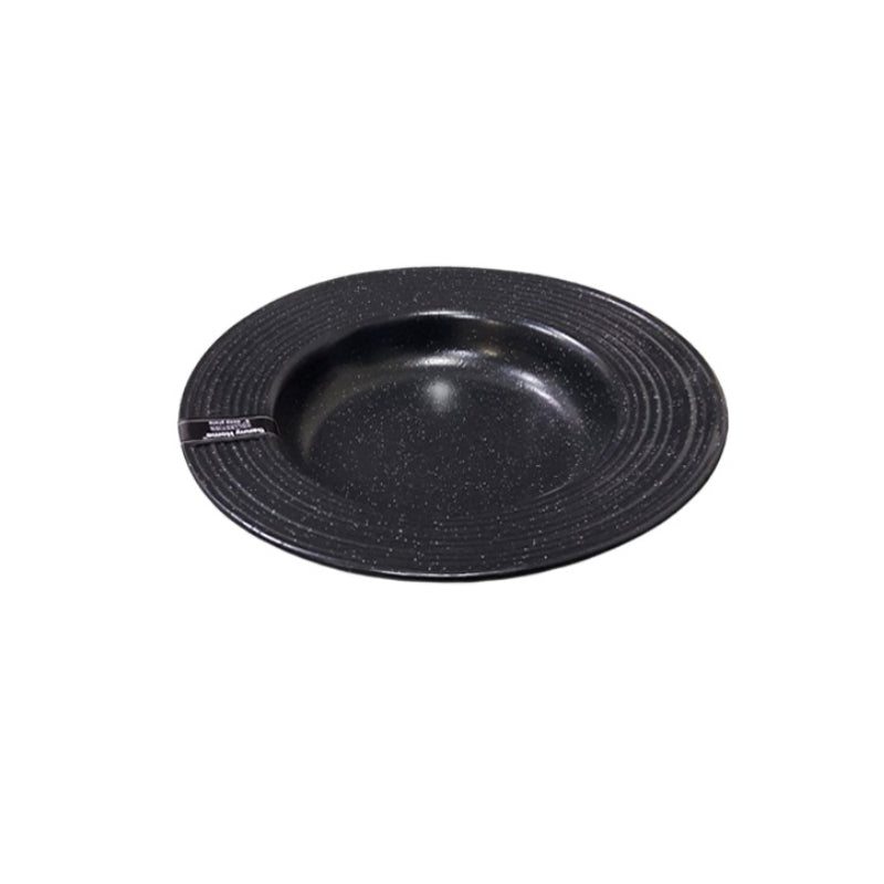 Dinner Serving Deep Plate 8" Black
