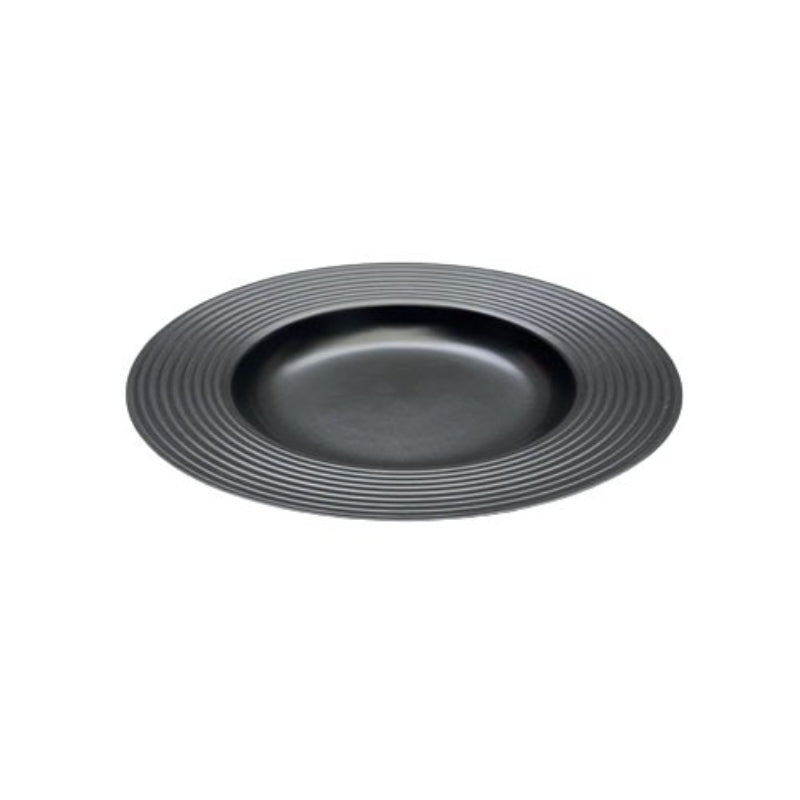 Dinner Serving Plate 8" Black