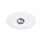 Dinner Serving Plate Opal 14" White
