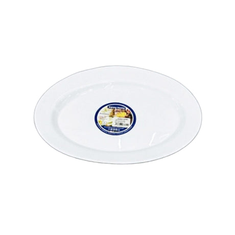 Dinner Serving Plate Opal 14" White