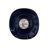 Dinner Serving Plate Opal Glass 11" Black