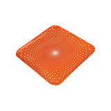 Dinner Serving Square Flat Plate 8" Orange