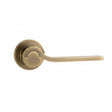 Door Lock Handle Antique Brass