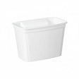 Door Trash Bin With White Support 4L