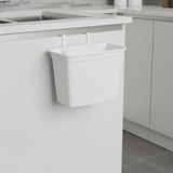 Door Trash Bin With White Support 4L