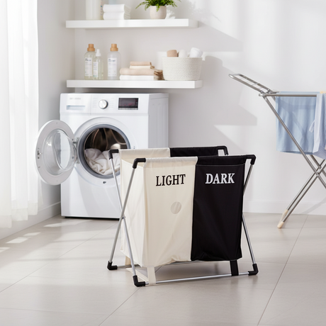 Double Laundry Basket