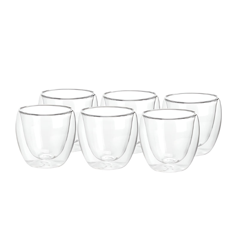 Double Wall Coffee Cup 100ml (Set of 6)