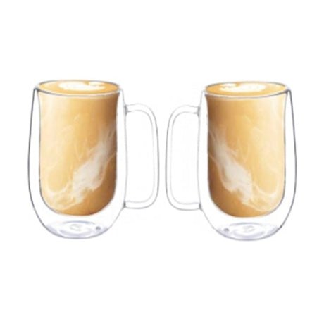 Double Wall Coffee Serving Cup 250ml (Set of 2pcs)