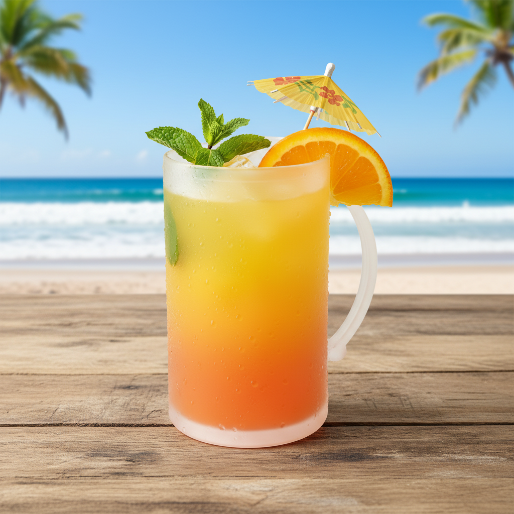 Double Wall Frosty Freezer Cold Mug 16 Oz