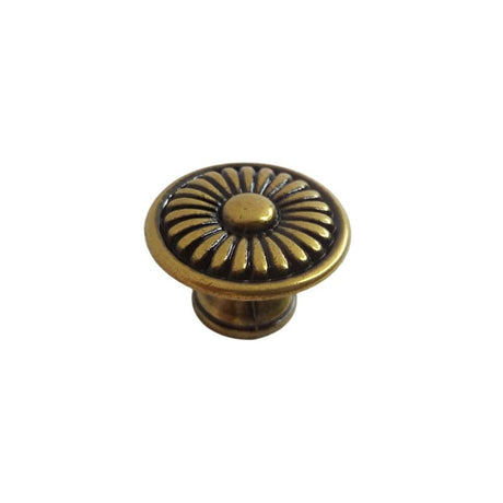 Drawer Knob Antique Brass