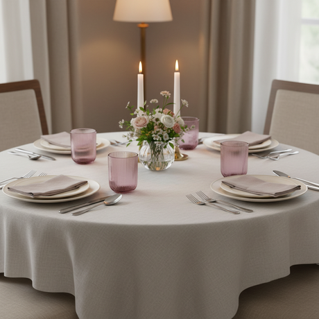 Drinking Glass Pink Stripes 270ml (Set of 6)