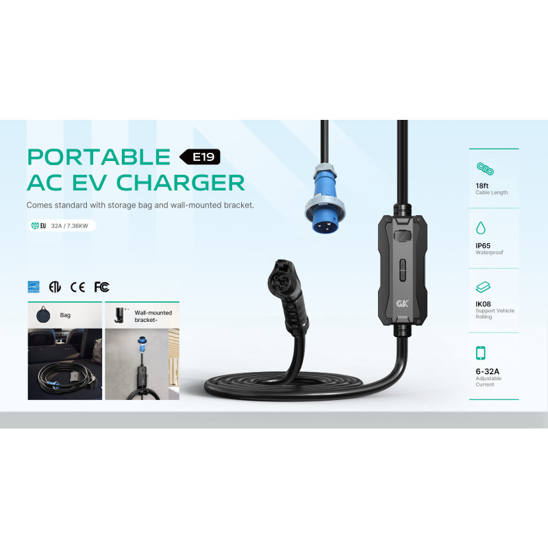 E19 7.36KW EV Charger