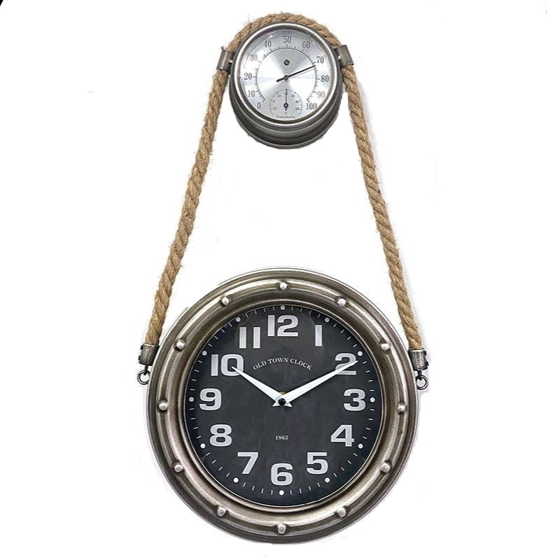 Wall Clock Gold Rope by JB Saeed Studio | Table & Wall Clocks Online ...