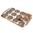 12 Cup Muffin Tray Gold