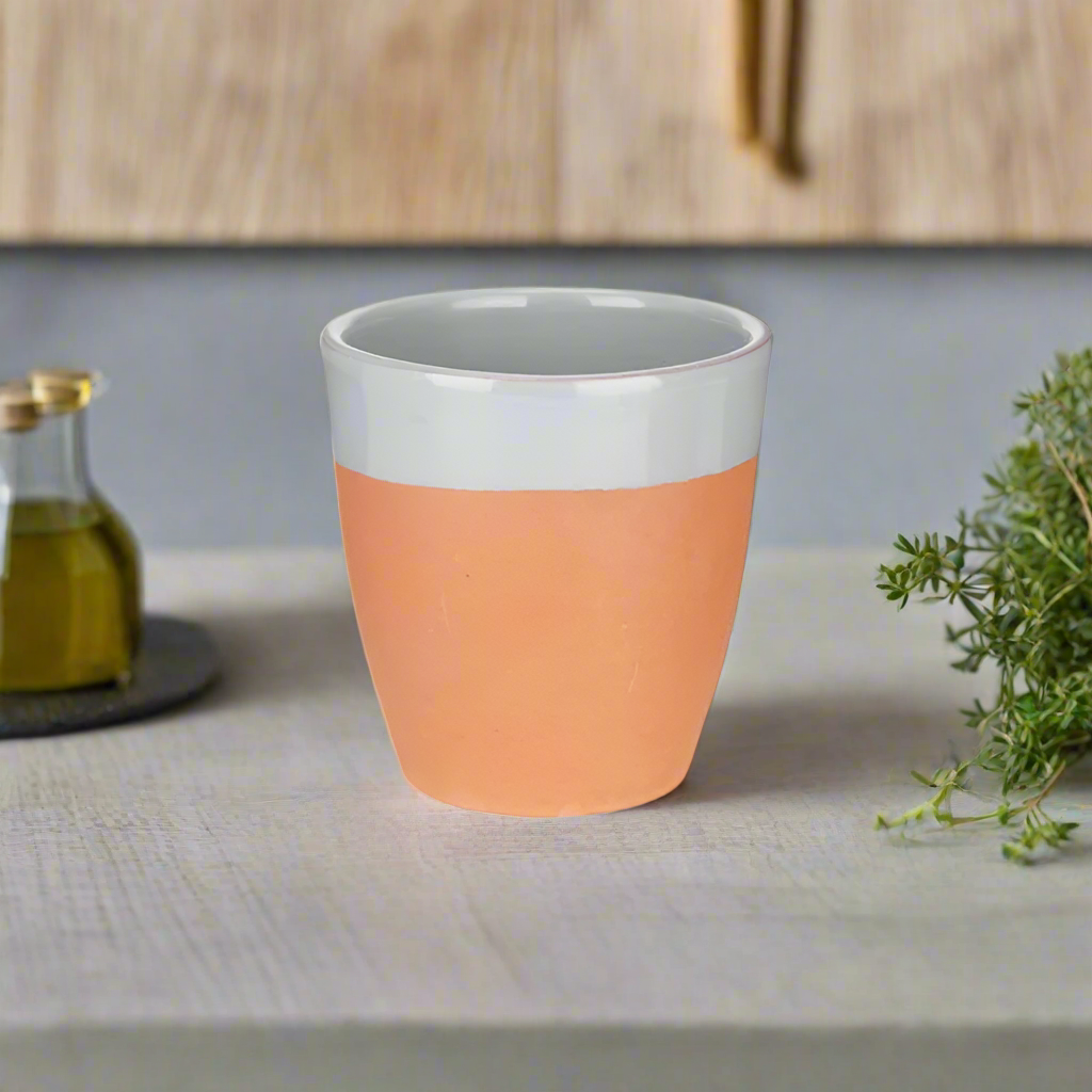 Earthenware Glass 330ml Grey