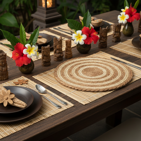 Esparto Table Mat Two-Colored 35cm