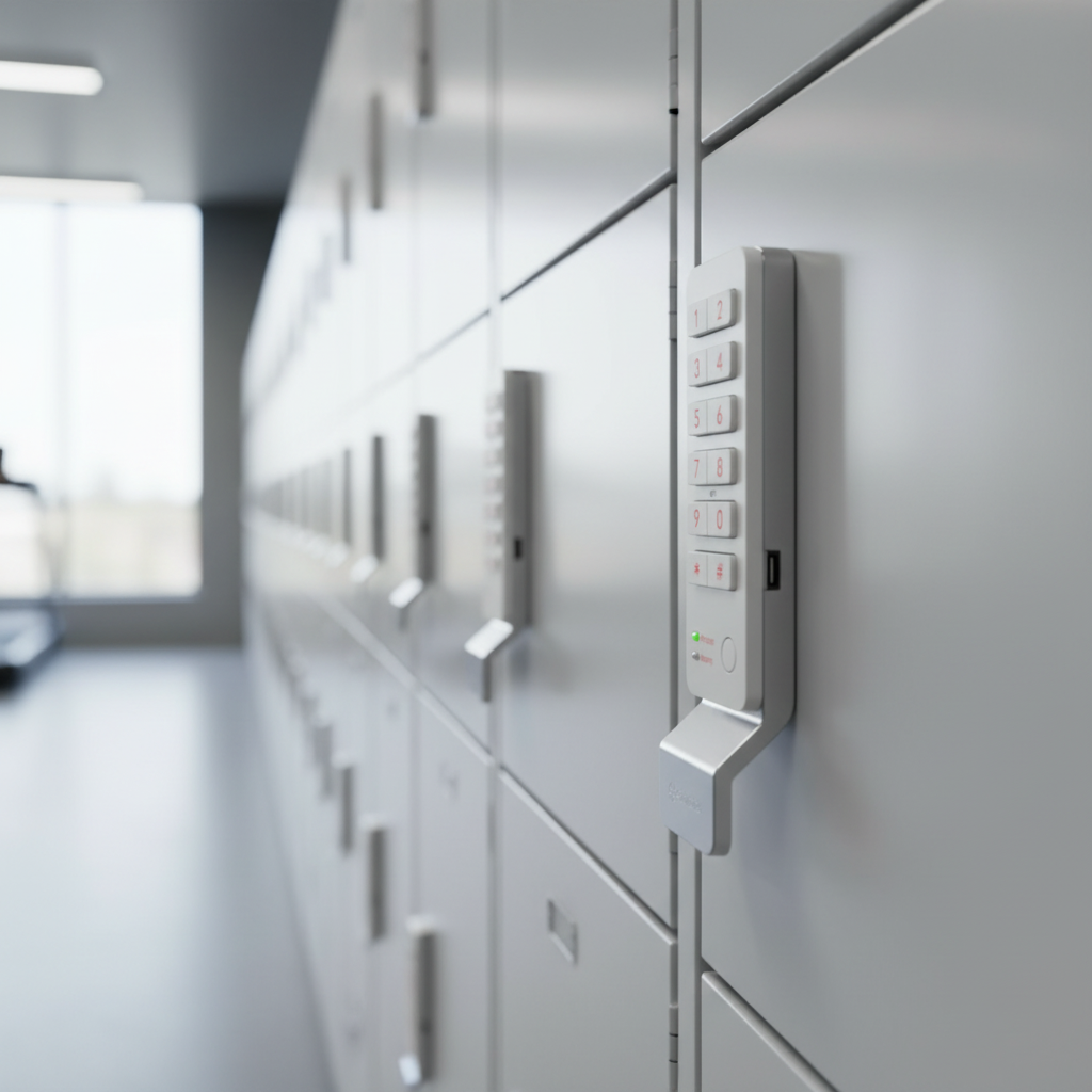 EuroArt Smart Digital Locker Lock White